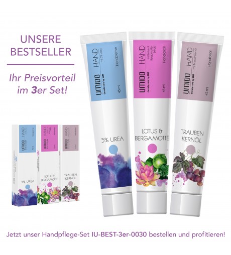 UMIDO 3er Set Handpflege 45ml Bestseller